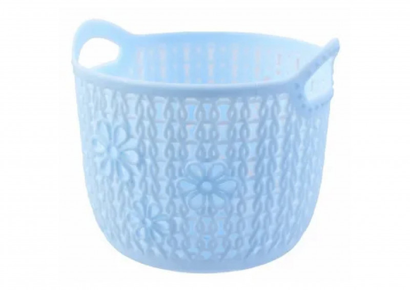 Корзинка пластиковая для хранения 11,5х10,5х9см, цвет микс, "Вязание"