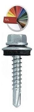 Саморез кровельный без шайбы 4,8х16