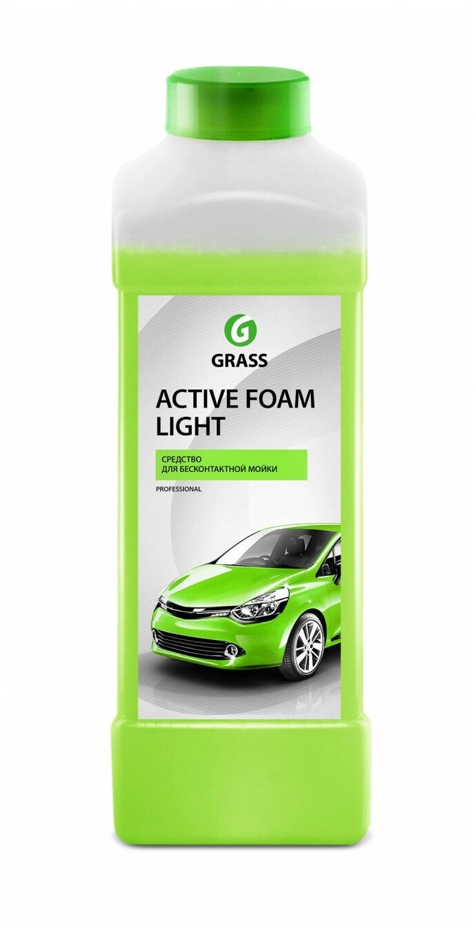 Автошампунь для бесконтатной мойки Active Foam Light 1л ГРАСС