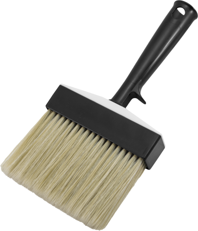 Кисть-ракля натуральная щетина пластмассовая ручка 30х100