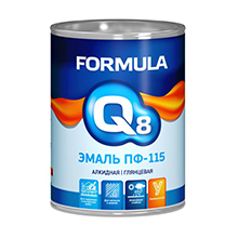 Эмаль ПФ-115 Q8 1,9кг коричневая FORMULA