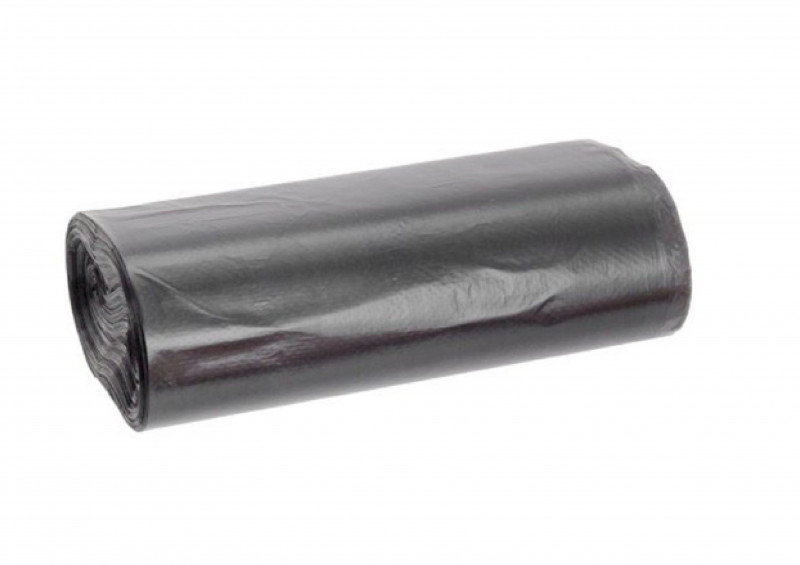 Мешки для мусора ПНД 60х70-8 60л черный СТАНДАРТ Ромашка