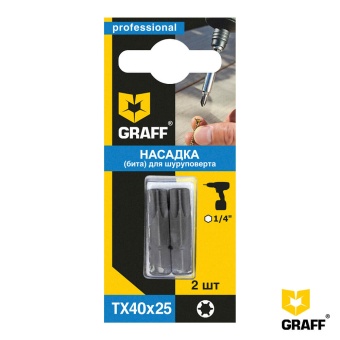 Бита TX 40х25 мм GRAFF