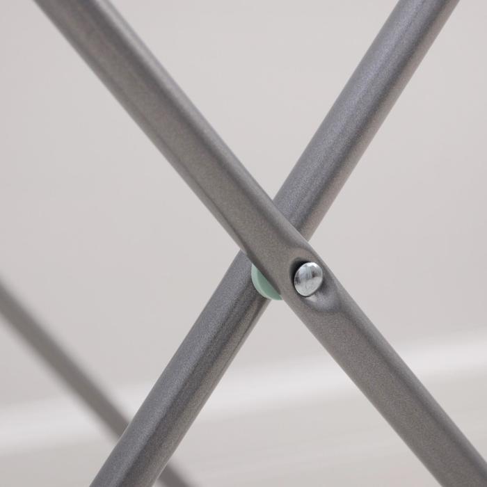 Сушилка для белья напольная складная рабочая длина 18м, высота от пола 95см, ширина 54см, цвет серый