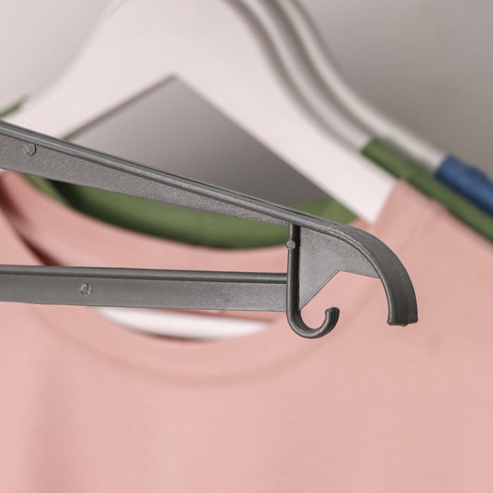 Вешалка-плечики для верхней одежды, размер 48-50 цвет микс